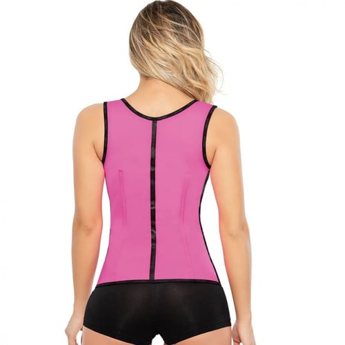 آن شيري - مشد حراري كامل لنحت الجسم بلون زهري L38