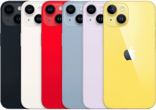 ايفون 14 العادي 128 جيجا الوان متعددة