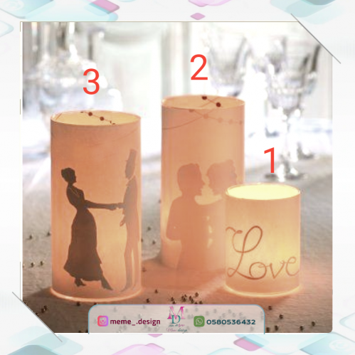 كرت طاوله بشل اصطواني بثيم ملكة من الورق المقوى 6...