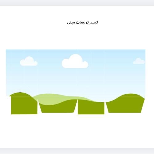قالب كيس توزيعات ميني قابل للتعديل على كانفا