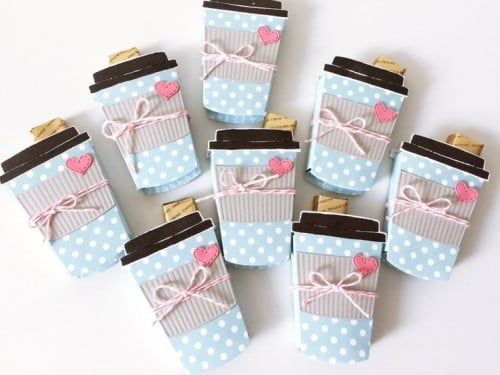 بوكس توزيعات على شكل كوب كافي 24 حبه