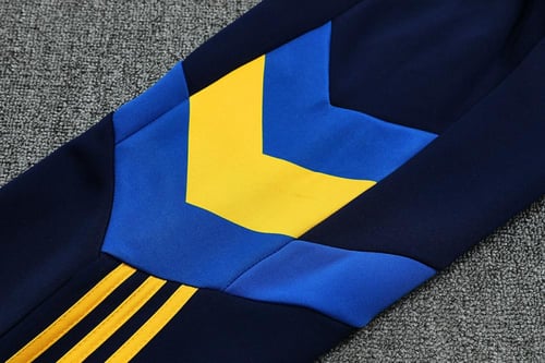 طقم تدريب شتوي بوكا جونيور 2025-2026 كحلي سحاب كام...