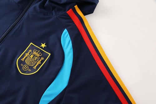 طقم تدريب شتوي منتخب اسبانيا 2025-2026 جاكيت قبعة