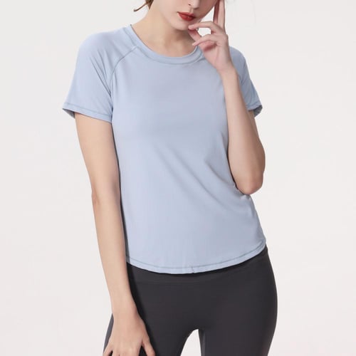 تيشيرت نسائي رياضي ماركة الو 16 alo cross-border