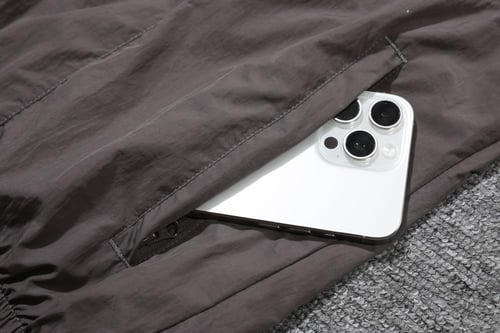 طقم تدريب شتوي ريال مدريد 2024-2025 جاكيت رمادي