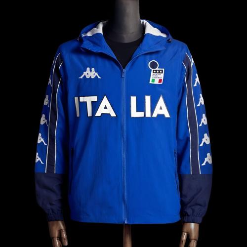 جاكيت منتخب ايطاليا 1998 ازرق