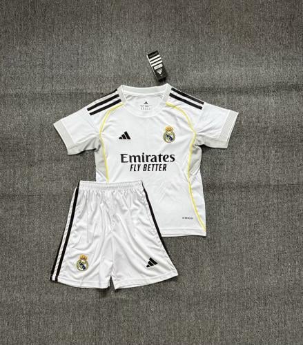 طقم ريال مدريد الاساسي 2025-2026 اطفال
