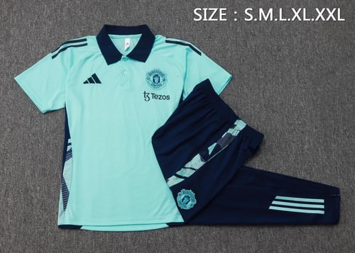 طقم تدريب صيفي بولو مانشستر يونايتد 2024-2025 سماو...