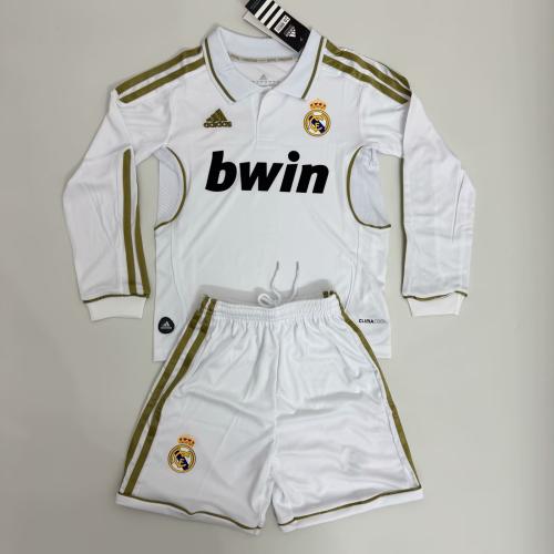طقم ريال مدريد موسم 2011-2012 اطفال كم طويل