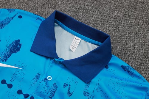 طقم تدريب صيفي بولو تشيلسي 2024-2025 سماوي