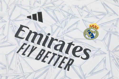 طقم تدريب صيفي ريال مدريد 2024-2025 ابيض