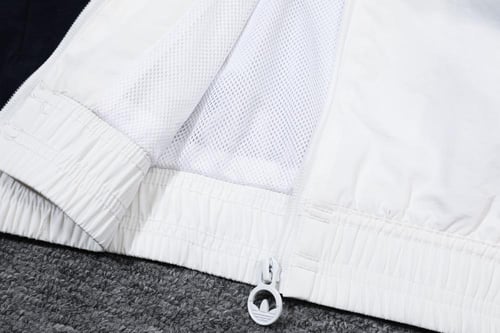 طقم تدريب شتوي ريال مدريد 2024-2025 جاكيت ابيض