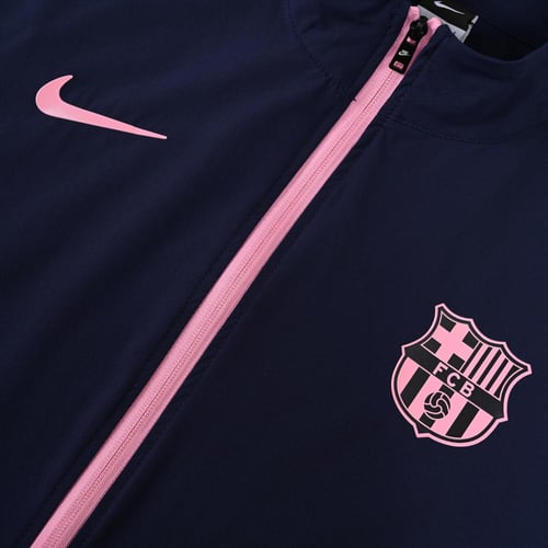 طقم تدريب شتوي برشلونة 2025-2026 ضد الماء كحلي