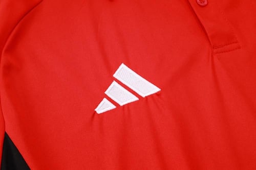 طقم تدريب صيفي بولو مانشستر يونايتد 2024-2025 احمر