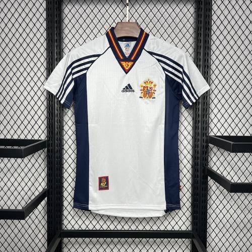 طقم منتخب اسبانيا موسم 1998 ابيض