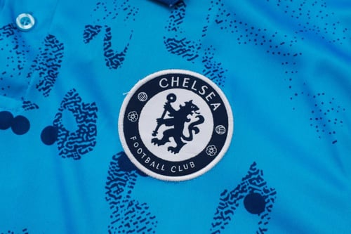 طقم تدريب صيفي بولو تشيلسي 2024-2025 سماوي