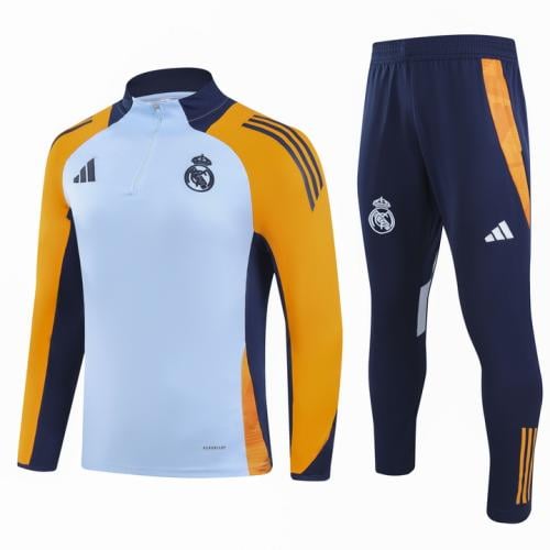 طقم تدريب شتوي ريال مدريد 2024-2025 ابيض (4)