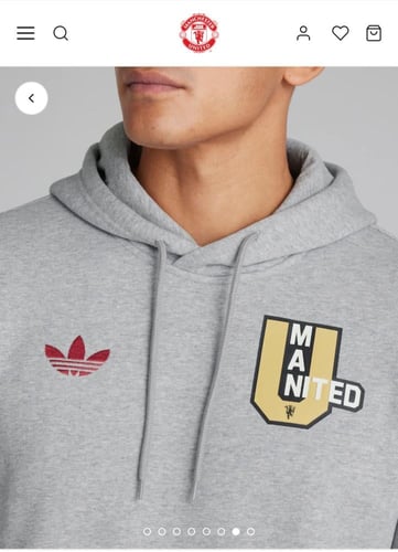 طقم بلوفر مانشستر يونايتد 2025-2026 رمادي