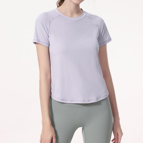 تيشيرت نسائي رياضي ماركة الو 16 alo cross-border