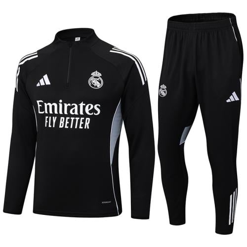 طقم تدريب شتوي ريال مدريد 2025-2026 اسود