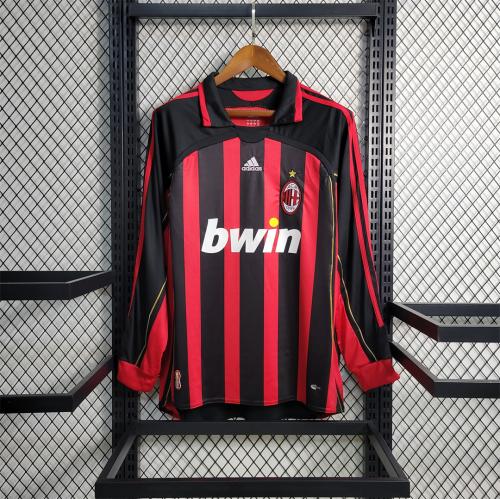 طقم ميلان موسم 2006-2007 احمر كم طويل