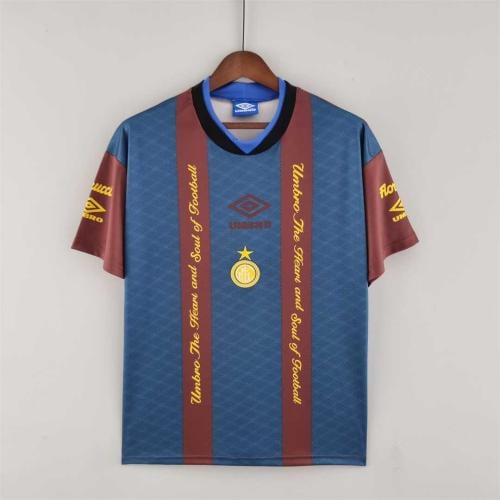 Inter Milan team 1994-1995 season red