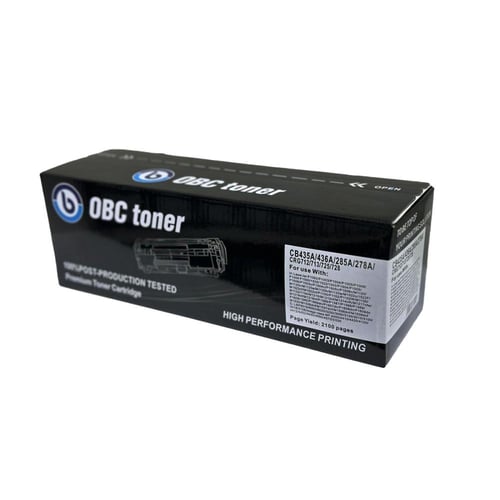 خرطوشة حبر OBC CE285A متوافقة مع طابعات UNI CB435A...