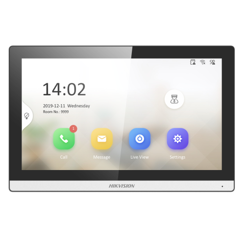 شاشة إنتركم داخلية Hikvision DS-KH6350-WTE1 – شاشة...