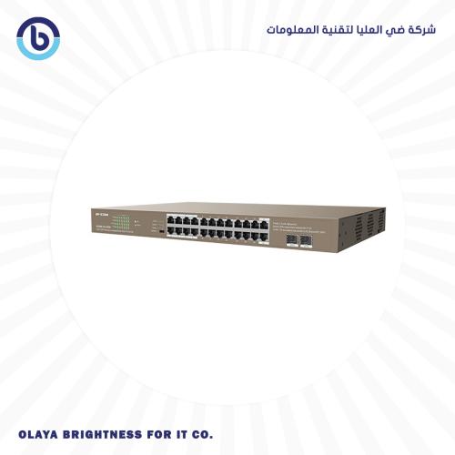 G1126P-24-410W : IP-COM 24GE+2SFP ETHERNET UNMANAG...