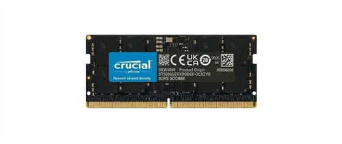 ذاكرة Crucial DDR5 بسعة 32 جيجابايت للابتوب – سرعة...