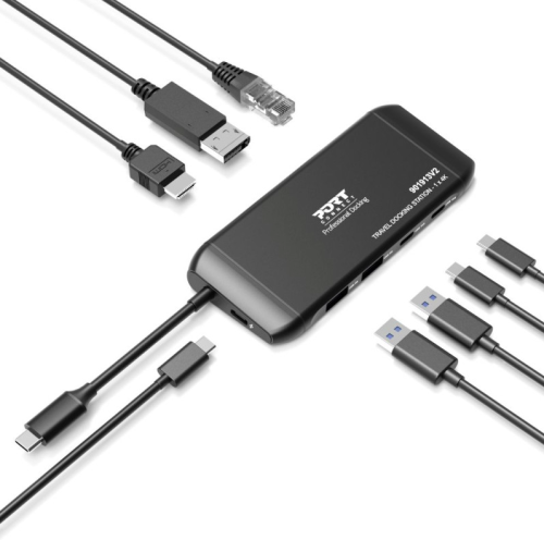 محطة توصيل USB-C متعددة المنافذ 7 في 1 – دعم عرض 4...