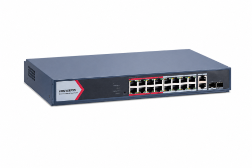Hikvision DS-3E1318P-EI/M 18-Port Smart PoE Switch...