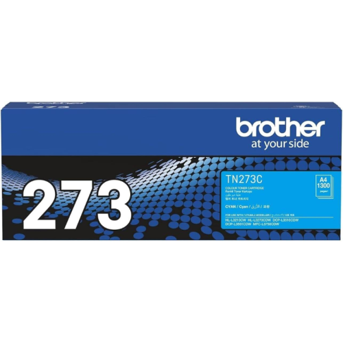 خرطوشة حبر أصلية Brother TN‑273C — لون سماوي نابض...