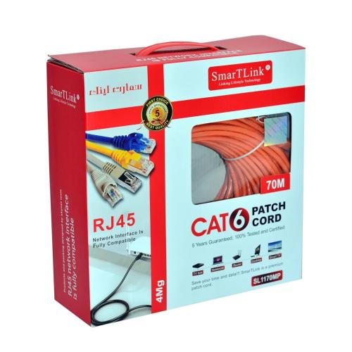 علبة كابل شبكة CAT6 بطول 70 متر