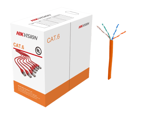 كابل إيثرنت Hikvision DS‑1LN6‑UU – CAT 6 UTP 305 م...