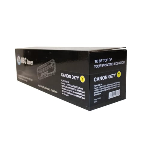 خرطوشة حبر OBC متوافقة مع CANON 067 - أصفر