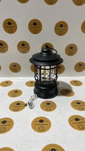 لمبة ليد شحن سراج ١٠ واط مع تعليقة وشاحن تايب سي