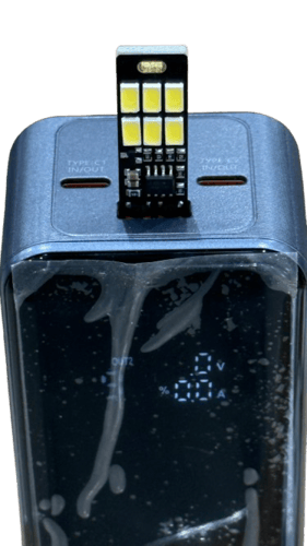 لمبة ليد ٦ عدسات يعمل على اليوسبي