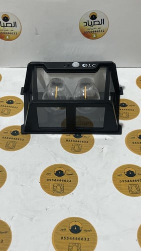 لمبة جدارية تعمل على الطاقة الشمسية مع حساس