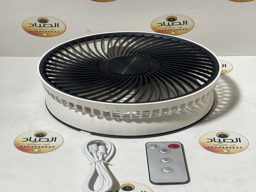 مروحة رحلات قابلة للصفط وقاعدة قابلة للدوران مع ري...