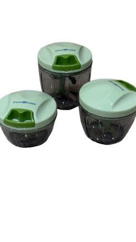 قطاعة البصل اليدوية أم حبال مع شفرات استيل