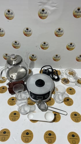 بريق الشاي التركي مع سطح كهربائي ١٠٠٠ واط