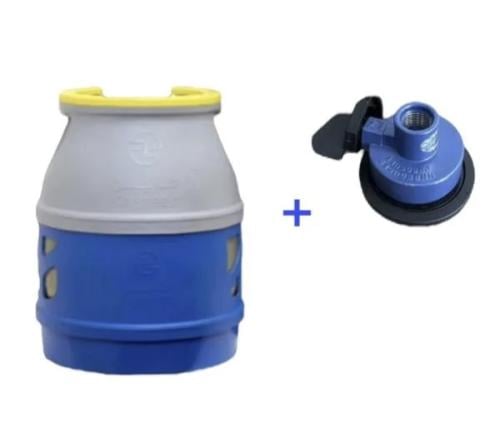 اسطوانة غاز فيبر 12 رطل و 5 كيلو ( فارغة ) + هدية...