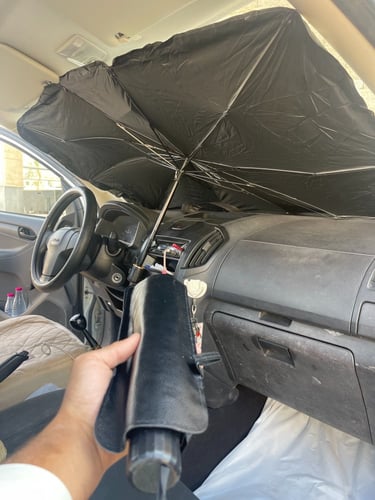 شماسة السيارة العجيبة قابلة للصفط مقاس 79 / 140 سم...