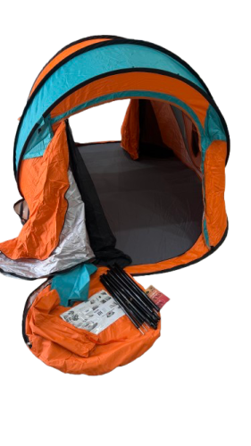 خيمة المبيت بولستر مع مظلة بأعمدتهت وبابين ودريشتي...