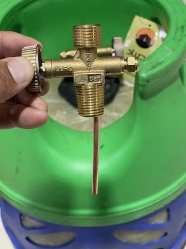 وصلات نحاسية وتحويلات دبات غاز فيبر قطرية