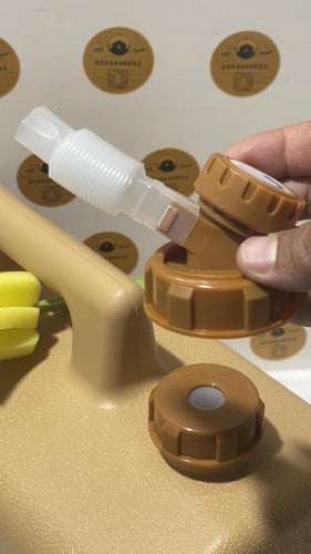 جركل رحلات ٢٠ لتر مع اسفنج وغطاء ربل وبزبوز وتنسيم