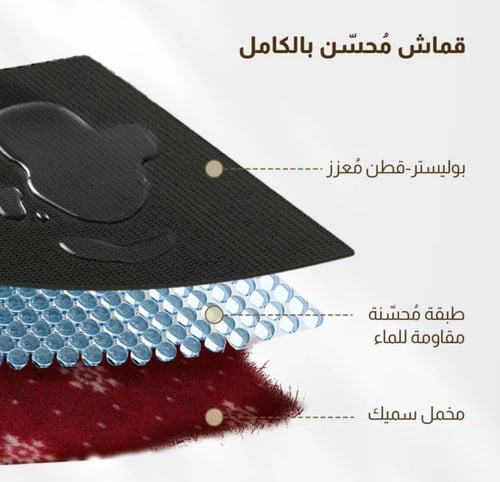 خيمة فورديل شتوية حمراء ثلاثية مقاومة للبرد من الق...