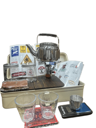 صندوق عزبة شاهي محفوفة حديد مقاس 36/15 سم ارتفاع 1...