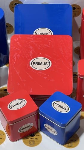 علب معاميل بريموس الهندية المعدنية